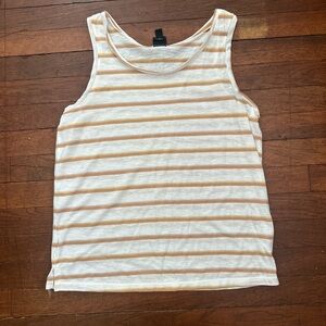 Patagonia Striped Sleeveless Cotton Tank Top